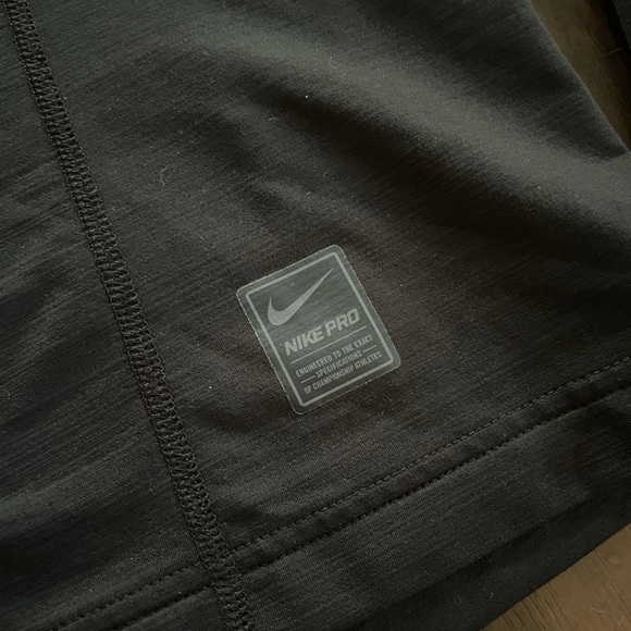 Nike Pro Dri-Fit Fitted 3/4 Zip Long Sleeve - Picture 5 of 6